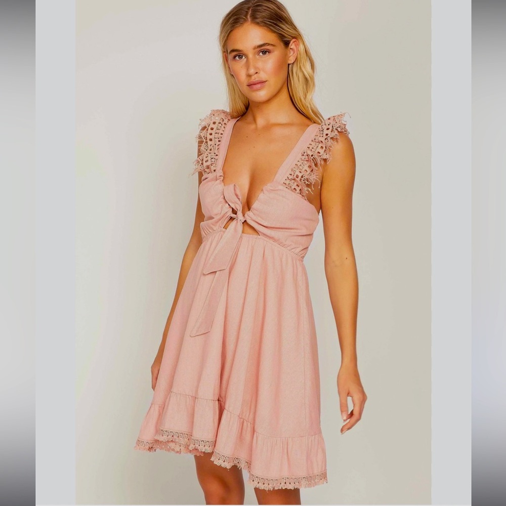Peixoto Farrah Dress Dusty Desert Rose M